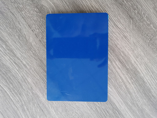 placa da espuma do PVC 4x8 de 15mm, placa lustrosa azul da espuma T19001